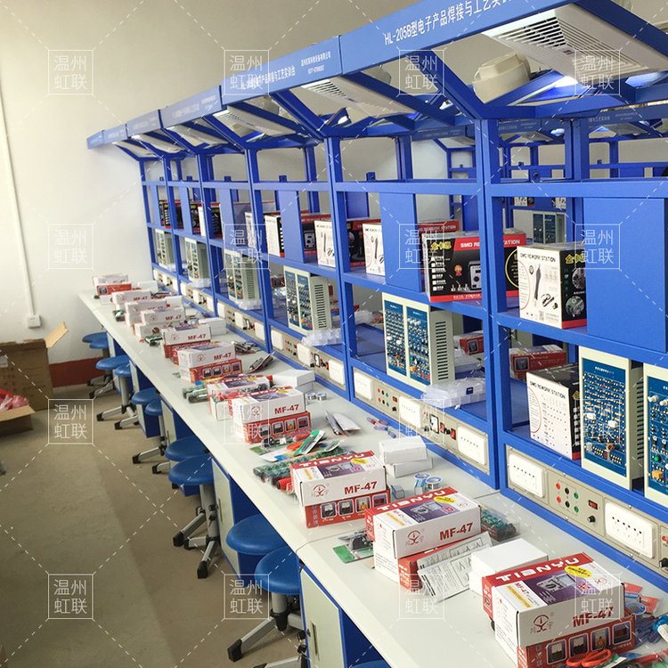 虹聯(lián)hl-205b型電子產(chǎn)品焊接與工藝實(shí)訓(xùn)臺(tái)雙面四組 批發(fā)實(shí)驗(yàn)設(shè)備 - 愛(ài)
